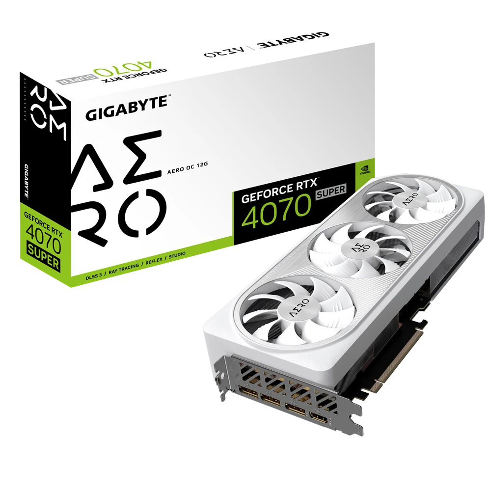 Gigabyte GeForce RTX 4070 SUPER AERO OC 12G